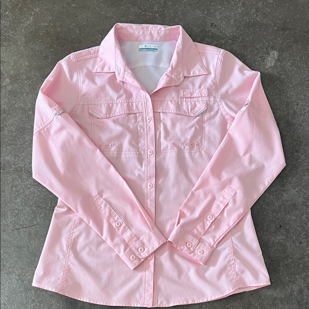 Light Pink Button-Up Shirt
